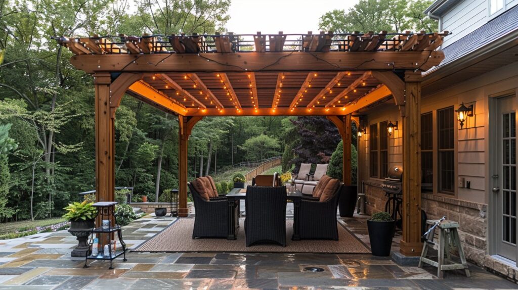 Comment fixer une pergola sur une terrasse sans percer ?