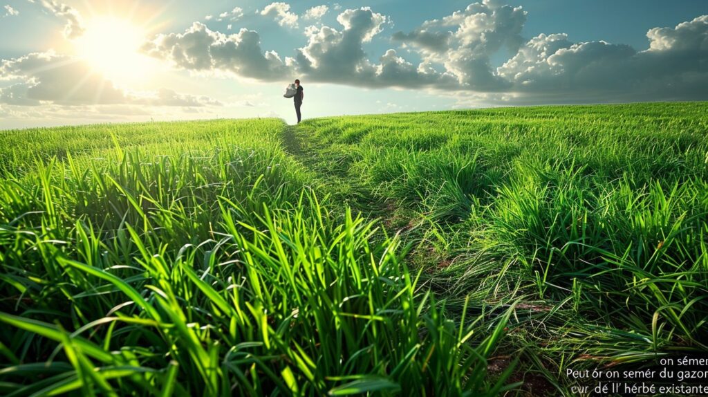 Peut on semer du gazon sur de l’herbe ?